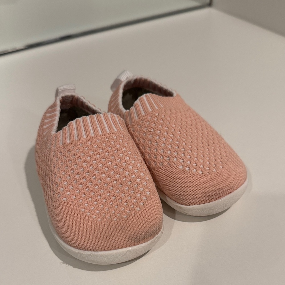See Kai Run Pink Knit Baby Shoes